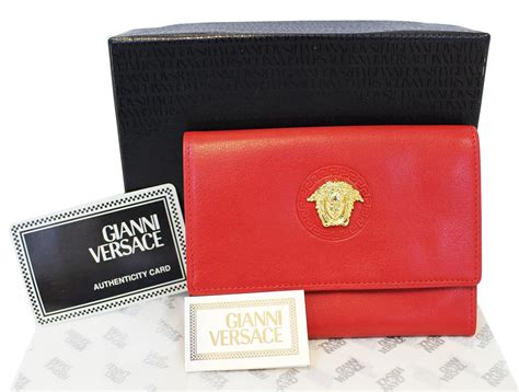 versace red wallet|versace wallets for ladies.